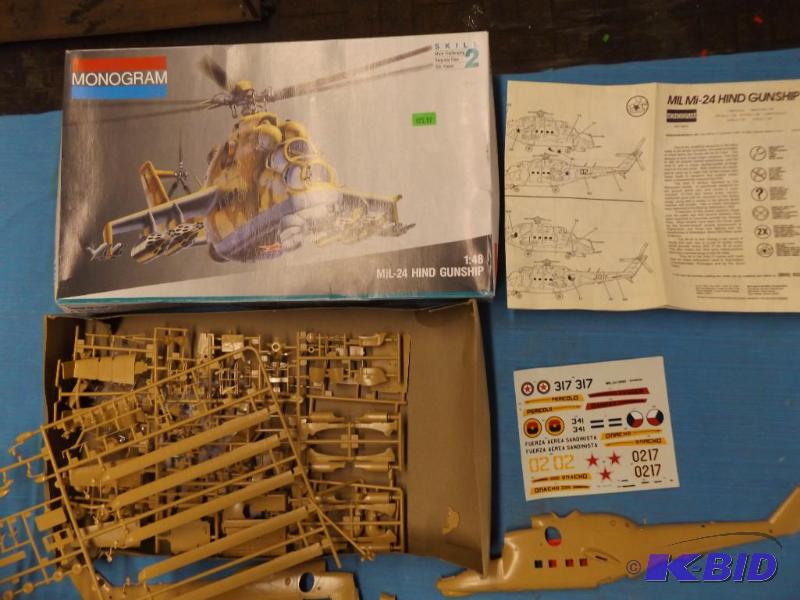 Monogram 148 MIL-24 Hind Gunship Model...