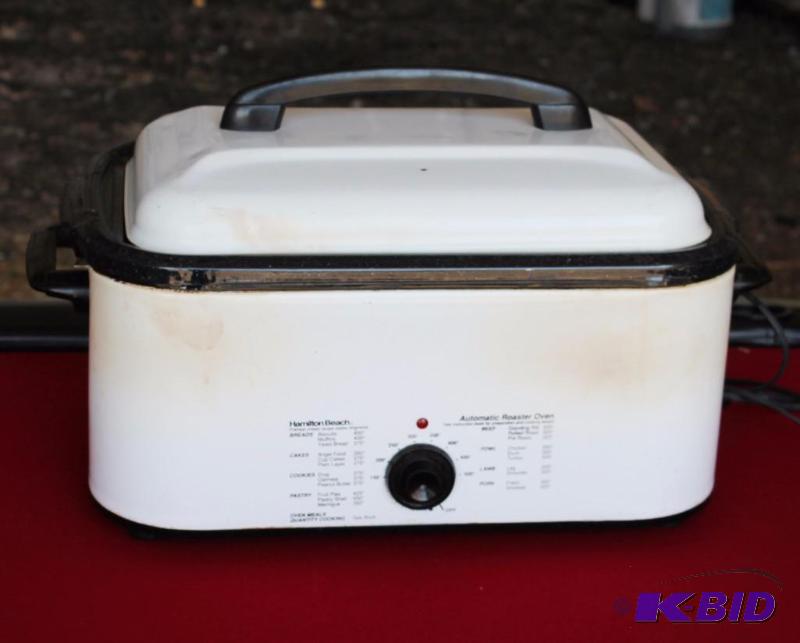 lot 26 image: Automatic Roaster Oven 18 Quart Capacity ...