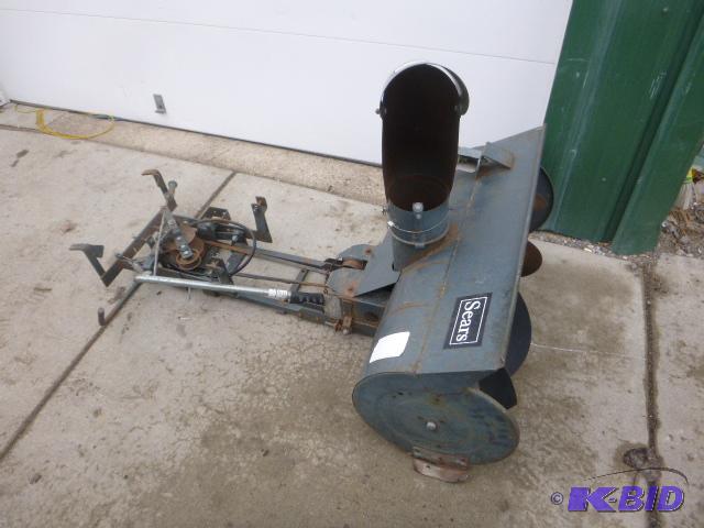 lot 101 image: Sears 36" Single Stage Snow Blower Mode...