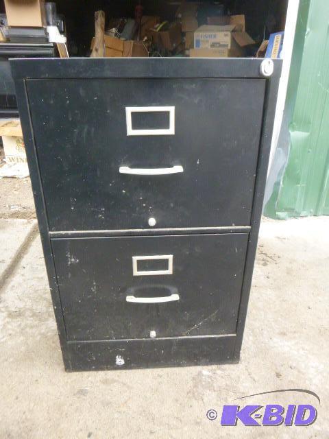 lot 107 image: 2 Drawer Legal Size File Cabinet...