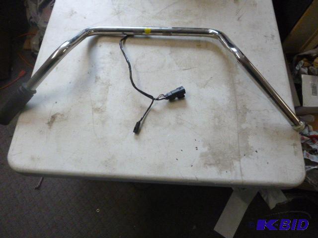 lot 118 image: Handle Bars with Throttle Cable Inside for Ha...