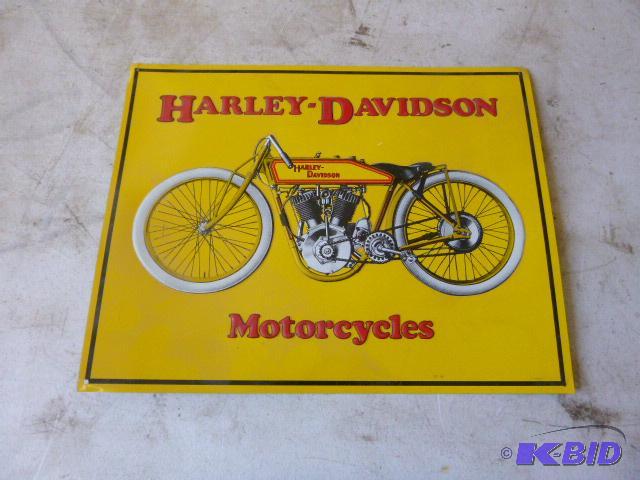 lot 200 image: Harley-Davidson Motorcycles Sign 11" X 1...
