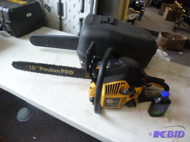 lot 50 image: Poulan Pro Classic 42cc Chain Saw PP4218AX - ...