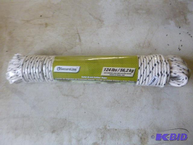 lot 81 image: Secure Lines Rope 124 lbs. - 732" X 100...