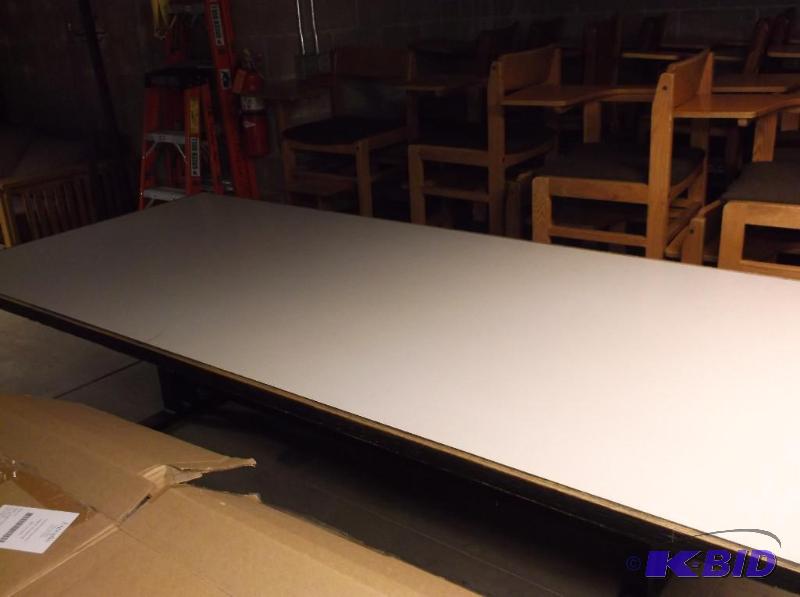 lot 110 image: Very large library table measuring 108" ...