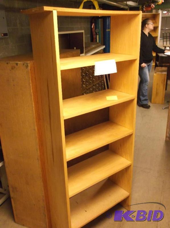 lot 118 image: Solid wood bookcase except top board and bott...