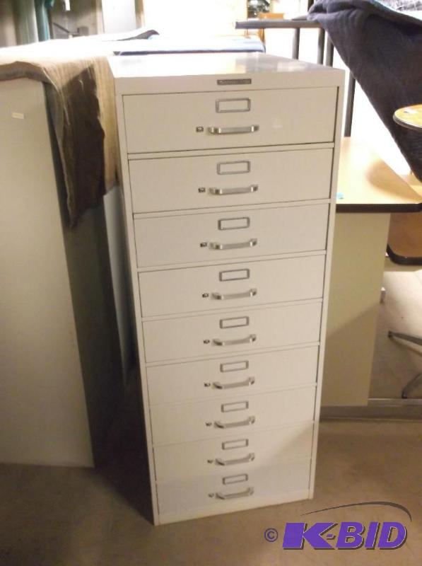 lot 127 image: Yawman- ERBE microfilm file cabinet in good u...