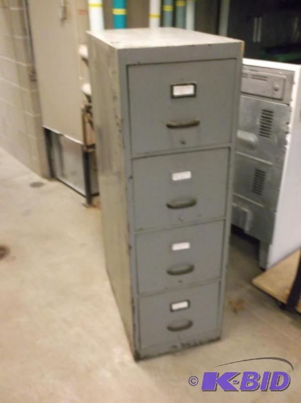 lot 142 image: Painted wood file cabinet measuring 16 12&qu...