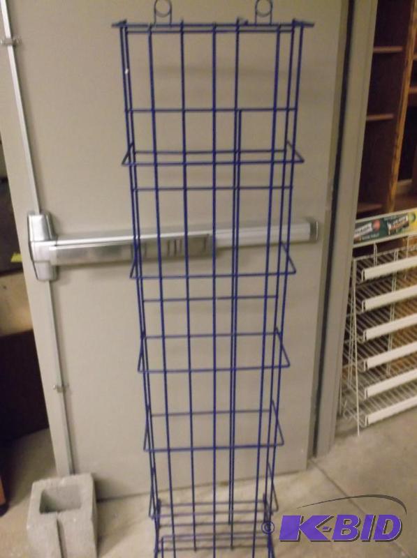 lot 143 image: Wire stand measuring 14 78" L x 61 58...