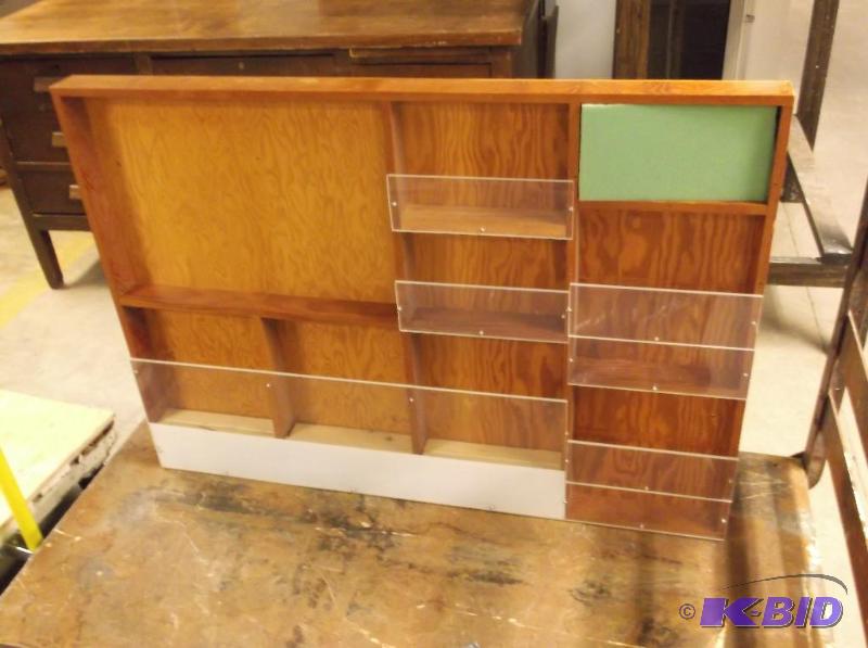 lot 154 image: Wall mount organizer measuring 38 38" L...
