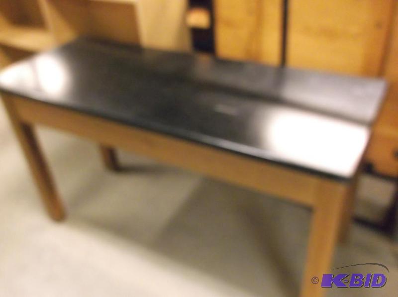 lot 47 image: Wooden table has few marks and scuffs still i...