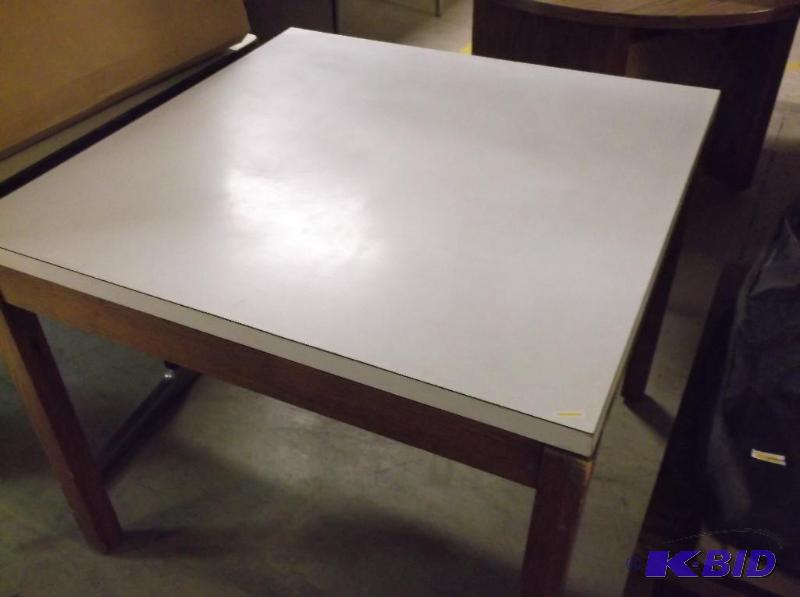 lot 80 image: Laminate top table measuring 35 78" x 3...