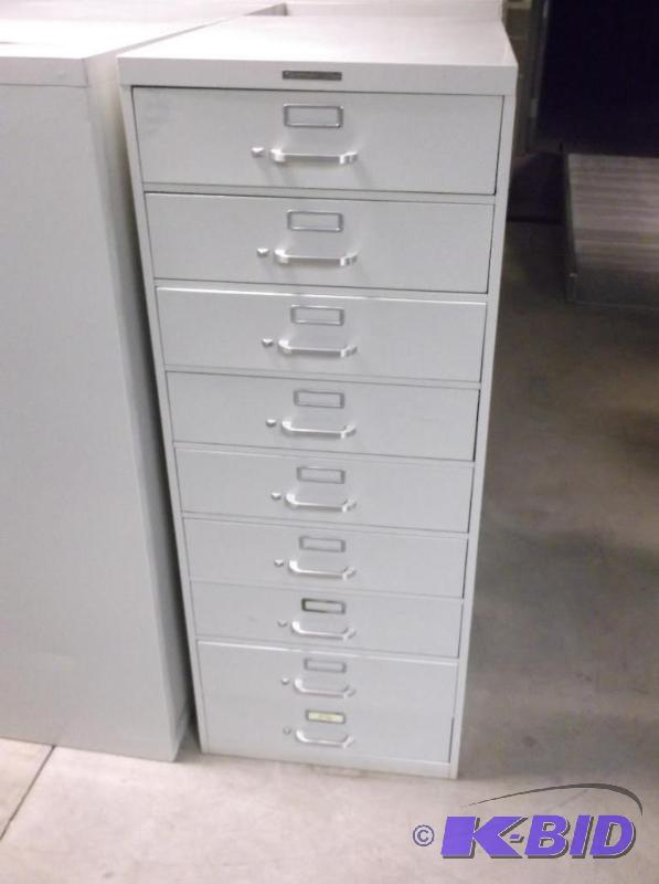 lot 91 image: Yawman-ERBE microfilm filing cabinet in good ...