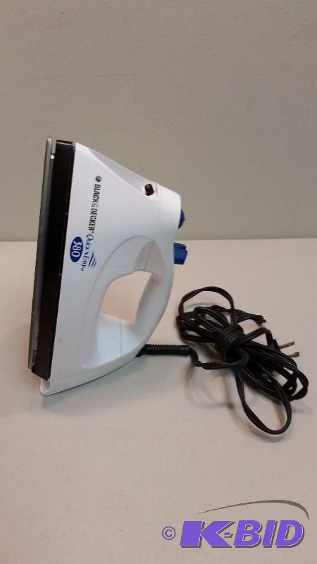 lot 28 image: Black & Decker Iron.  Tested Works great.