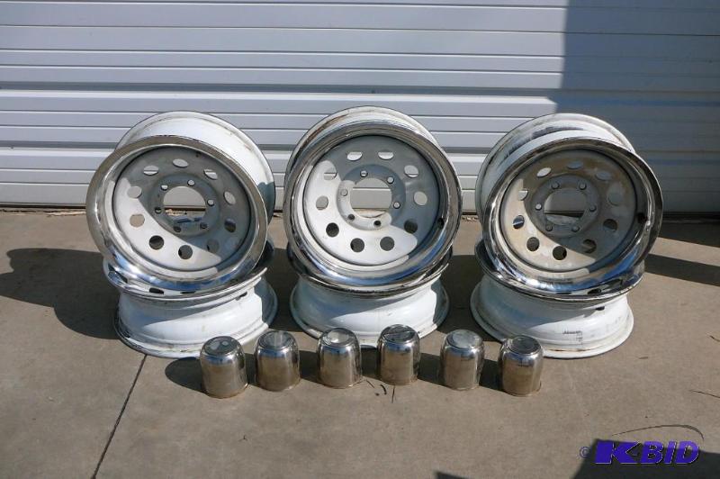 6 Take off Wheels - Trim Rings - Center caps...