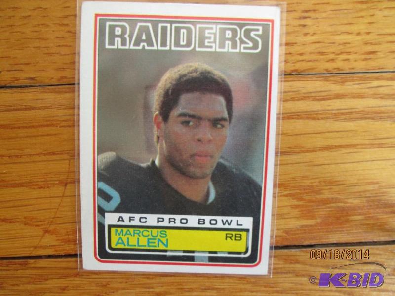 1983 Topps Marcus Allen rookie card...