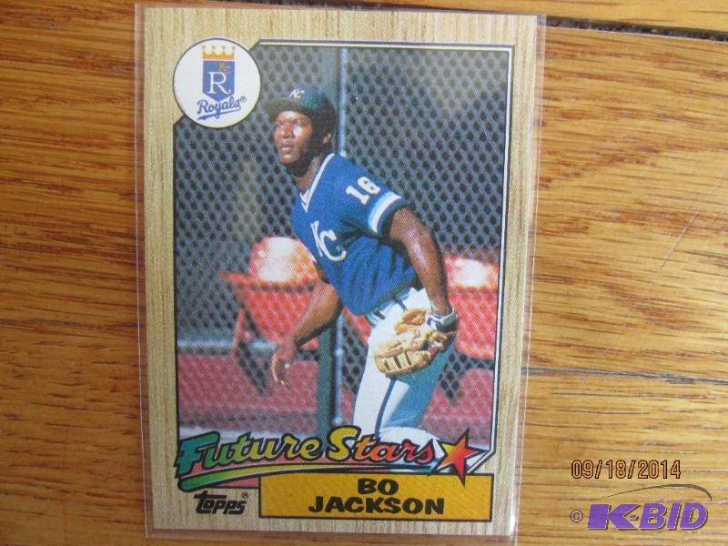 1987 Topps Bo Jackson rookie card...