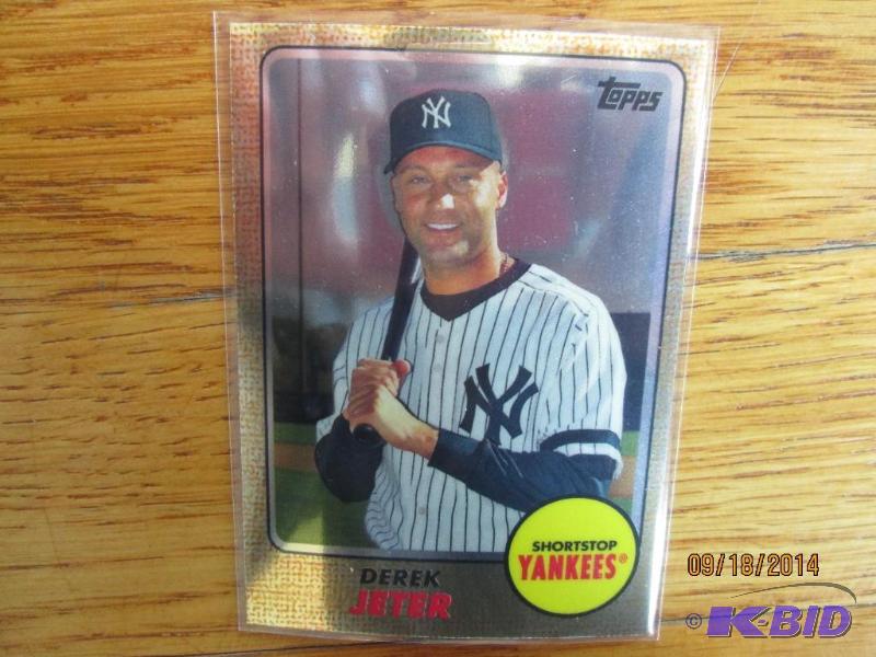 2008 Topps Chrome Derek Jeter card...