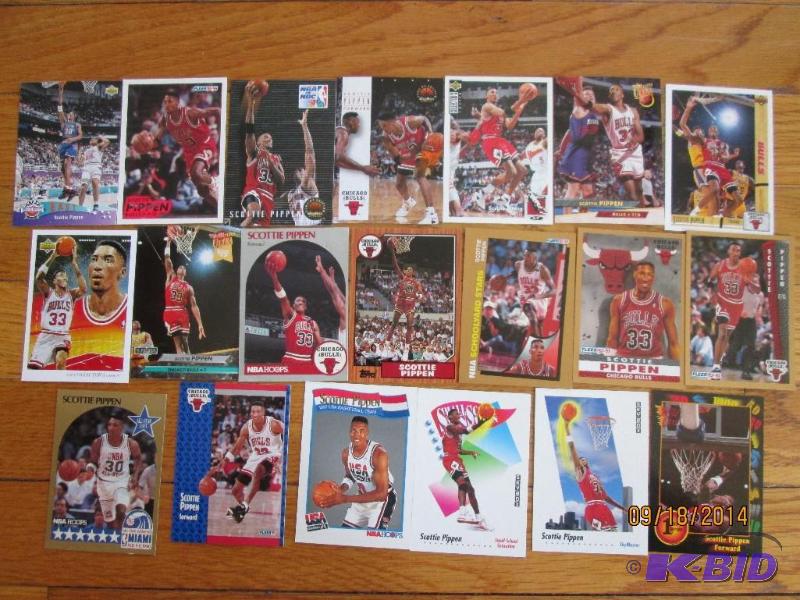 20 Scottie Pippen basketball cards...