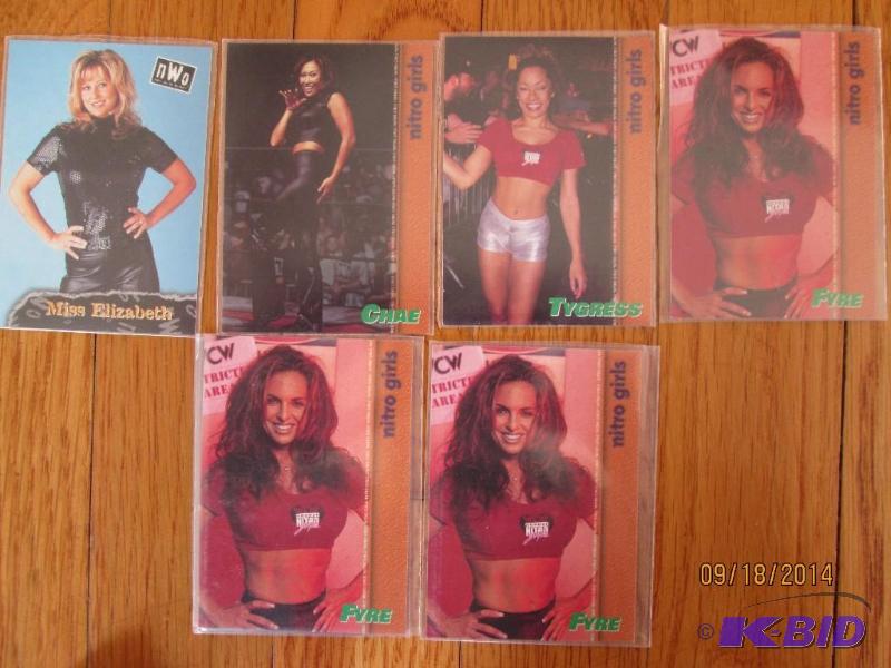 1998 Topps WCW N.W.O Nitro Girls Cards...