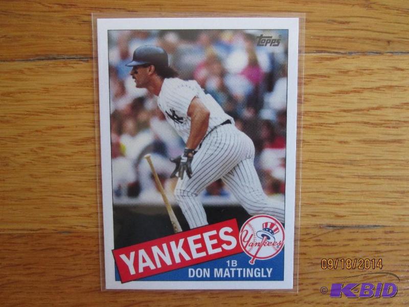 2006 Topps Don Mattingly WalMart special edit...
