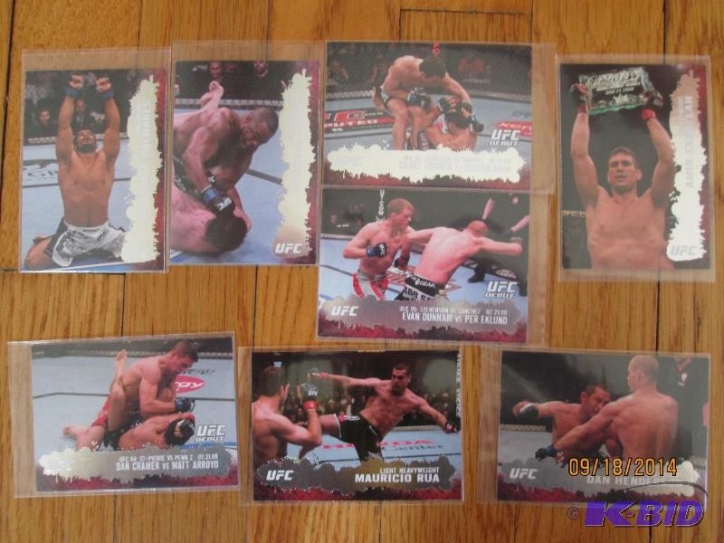 2009 Topps UFC Round 1 wrestling sports cards...