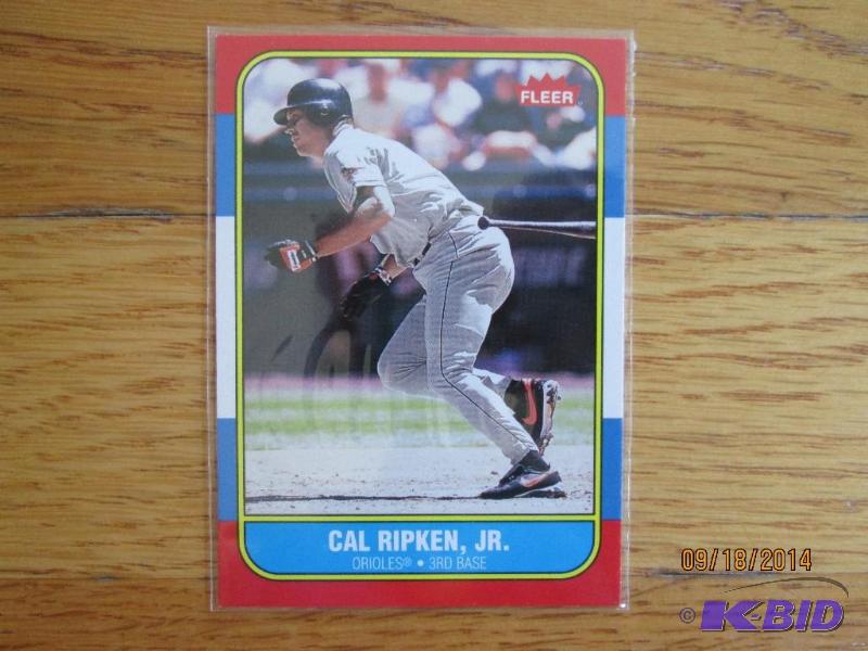 2000 Fleer Tradition Cal Ripken Jr sports car...