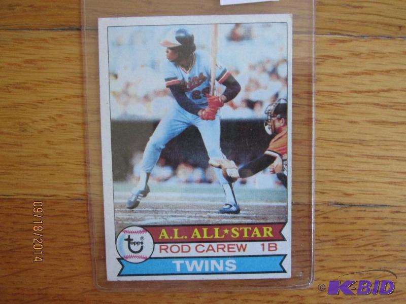 1979 Rod Carew sports card...