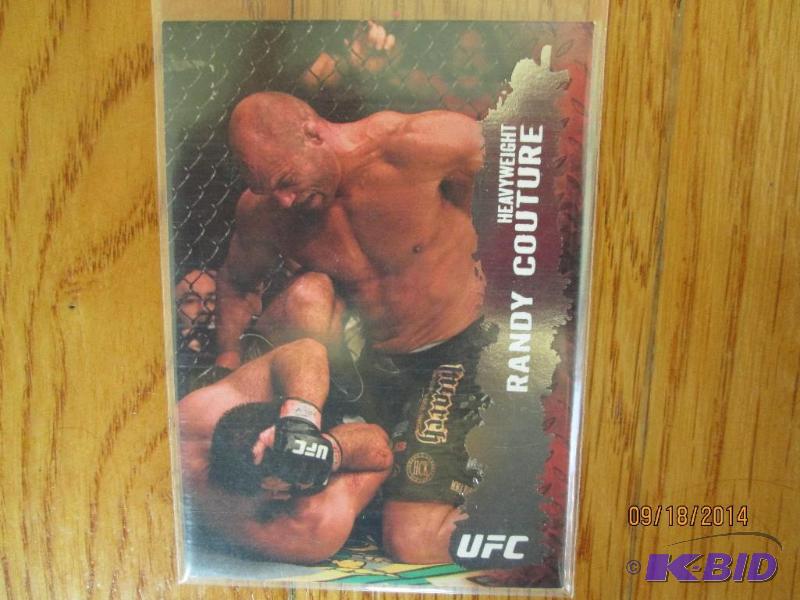 2009 Topps UFC Round 1 Randy Couture wrestlin...