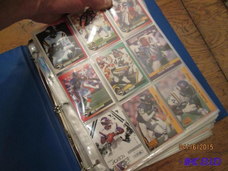Lot of Minnesota Vikings cards...