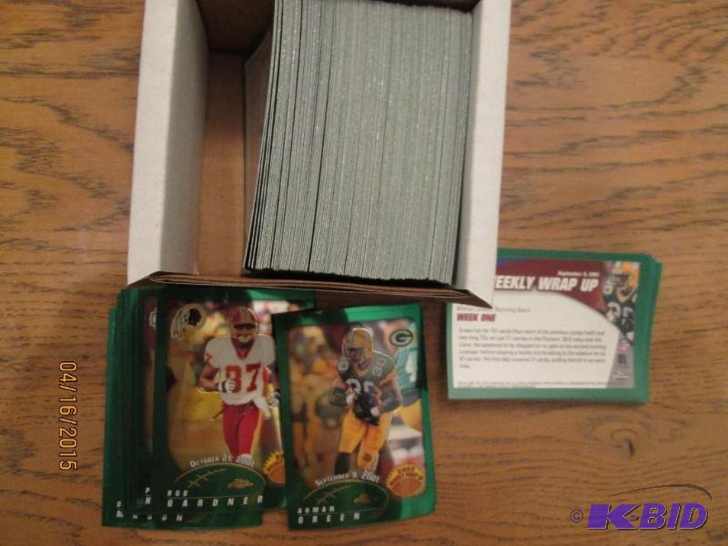 2002 Topps Chrome football box of cards...