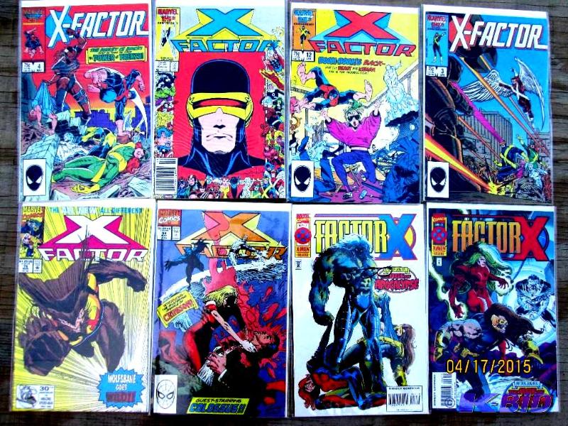 8 X-Factor comic books...
