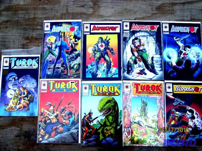 9 Bloodshot comic books...
