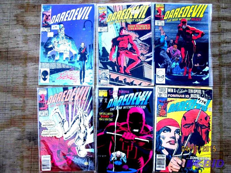 6 Daredevil comic books, including the double...