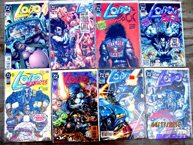 8 Lobos Back comic books...