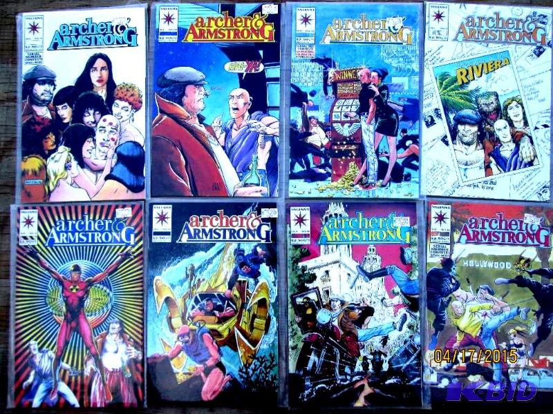 8 Archer &amp Armstrong comic books...