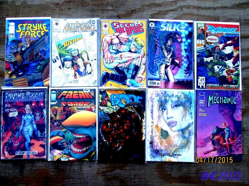 10 Assorted comic books...