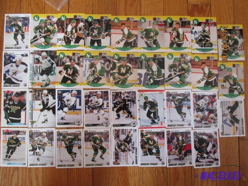 Lot of Minnesota North Star cards...