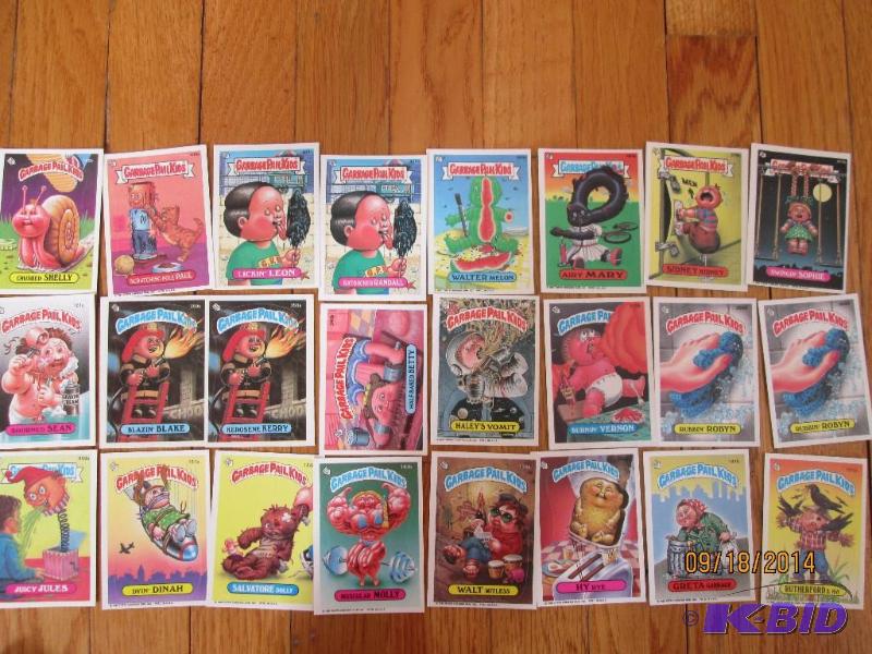 1986 Garbage Pail Kids cards...