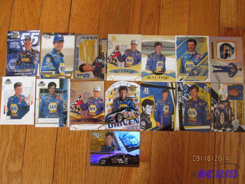 15 Michael Waltrip NASCAR cards...