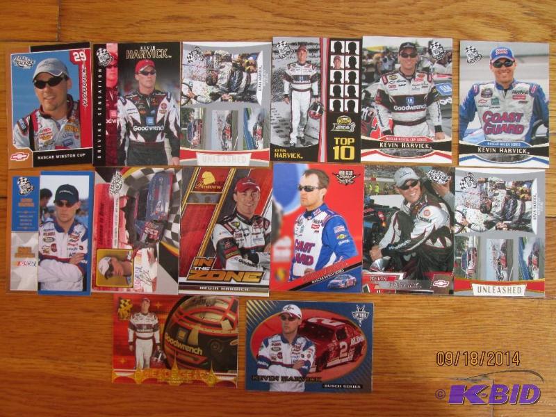 14 Kevin Harvic NASCAR cards...