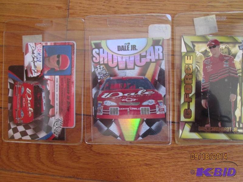 3 Dale Earnhardt Jr NASCAR cards...