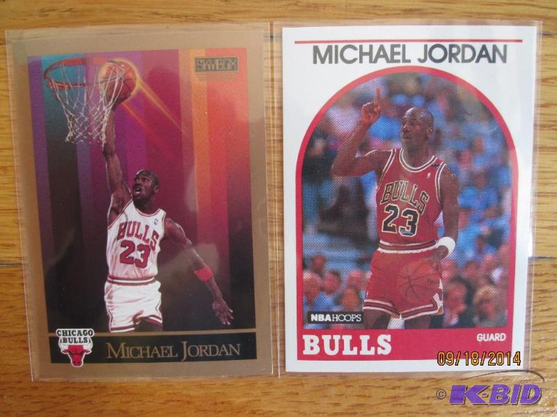 2 Michael Jordan basketball cards...