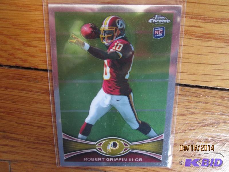 2012 Topps Chrome Robert Griffin III Rookie c...