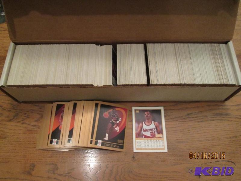 1990 - 1991 Sky Box box of assorted basketbal...