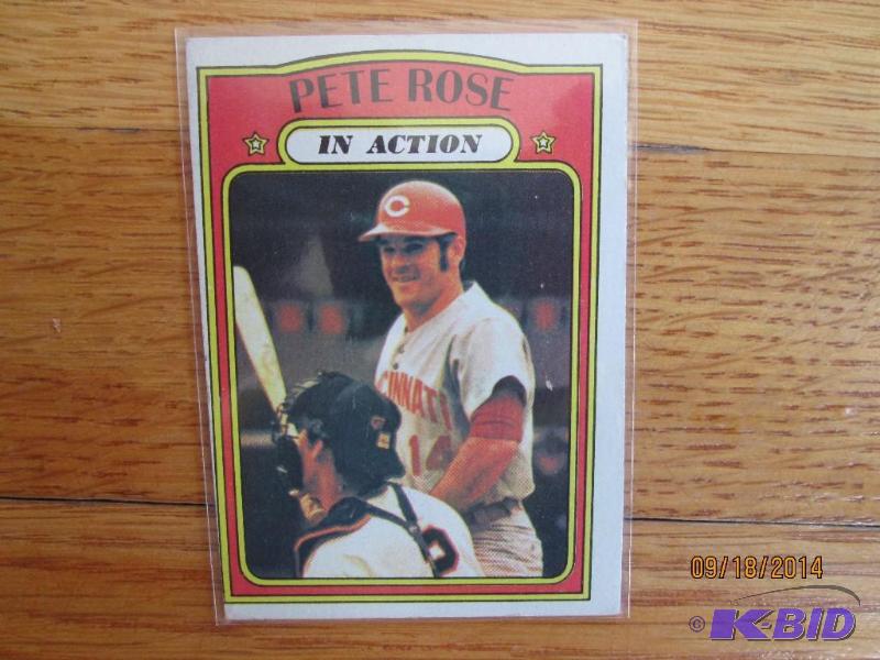 1972 Topps Pete Rose baseball card...