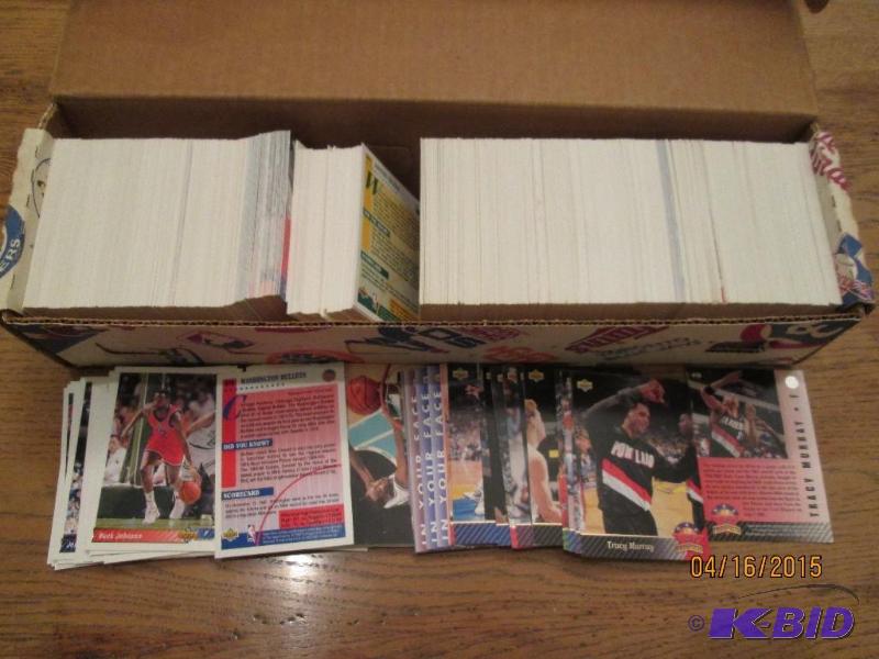 Box of 1992 - 1993 Upper Deck basketball card...