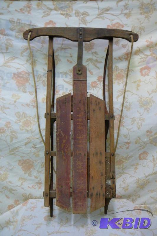 Vintage Sled King of the hill...