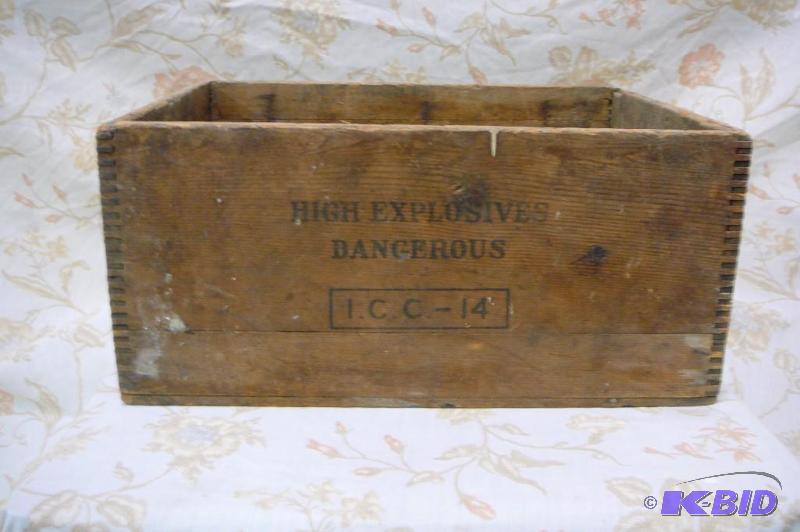 Dynamite Box Dupont Explosives 13&quot wide ...