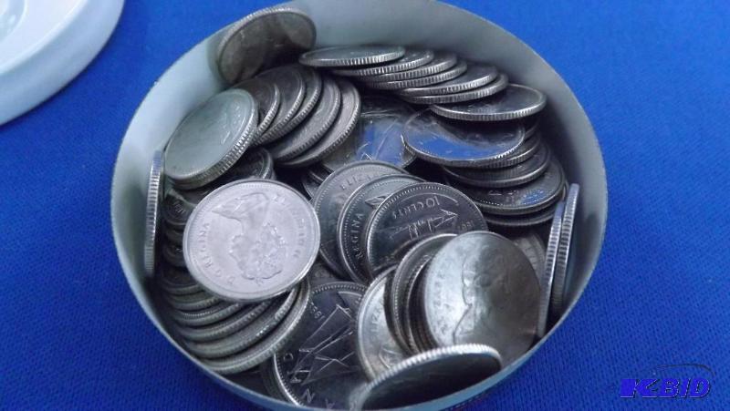 Canadian Dimes, not silver, 1968 (2), 1969, 1...